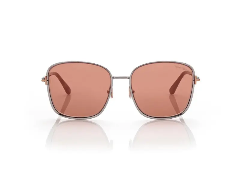 FERN SUNGLASSES SHINY DARK RUTHENIUM / BROWN MIRROR online