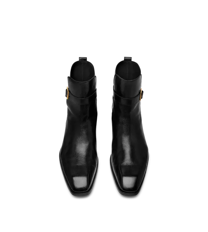 SUPPLE GRAIN KENNETH BUCKLE BOOT BLACK online