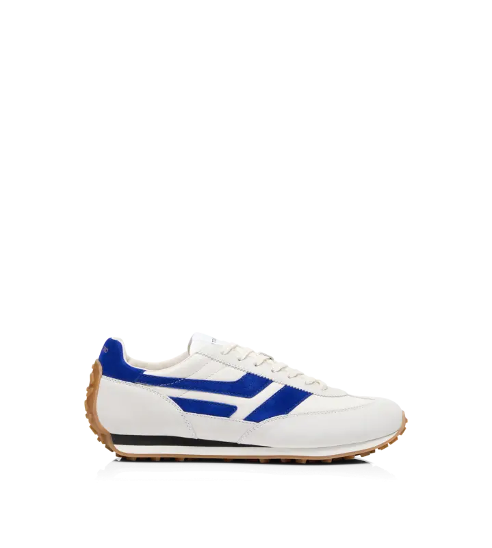 SMOOTH LEATHER AND SUEDE MICK SNEAKER WHITE/ELECTRIC PURPLE online