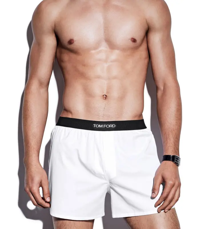 COTTON BOXERS WHITE online