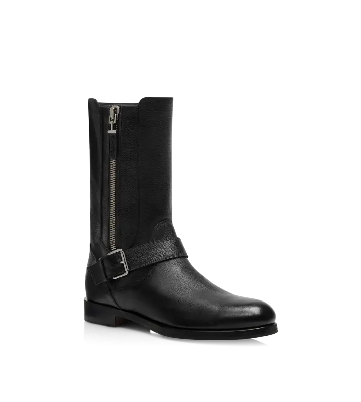 GRAIN LEATHER MARIANNE ANKLE BOOT BLACK online