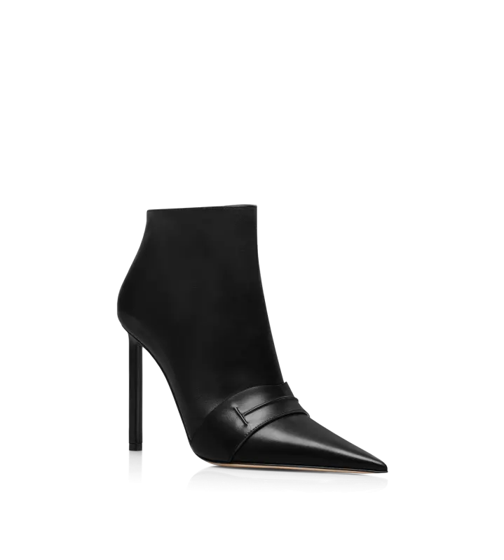 LEATHER EVA ANKLE BOOT BLACK online