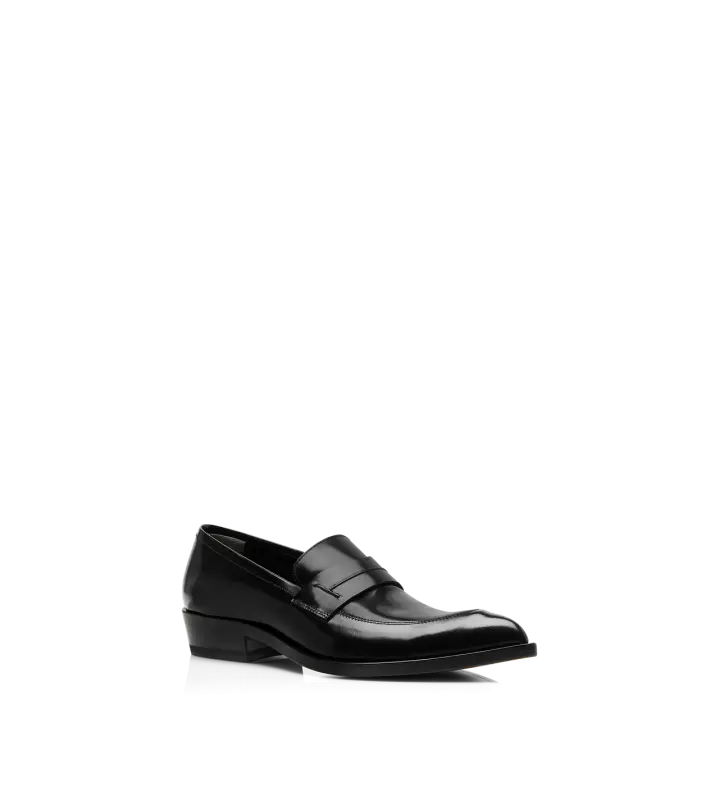 BRUSHED LEATHER EVA LOAFER BLACK online