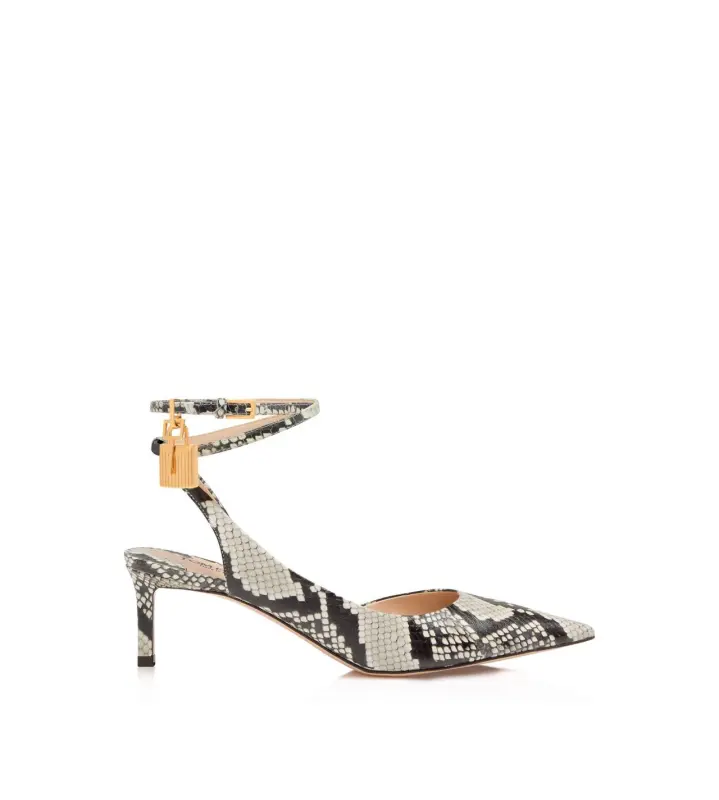 PRINTED PYTHON PADLOCK SLINGBACK ROCCIA online