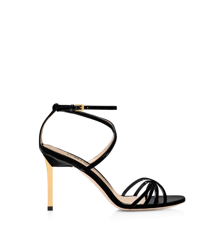 PATENT LEATHER IDA SANDAL BLACK online